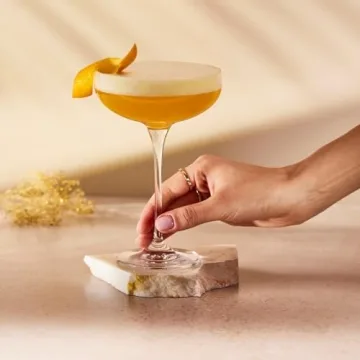 Krosno Champagne Coupe Glasses Set of 6 Elegant Drinkware