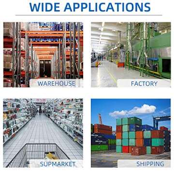 COLORWIING Compatible 4" x 6" Shipping Labels Replacement for Brother DK-1241 102mm x 152mm Die-Cut Large White Address Paper Labels, for Brother QL-1110NWB QL-1100 Label Printer (4 Rolls+1 Frame)