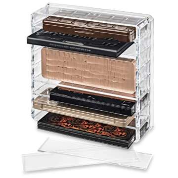 byAlegory Acrylic Medium Makeup Organizer for Eyeshadow Palettes