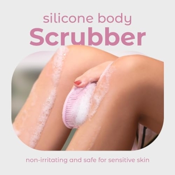 MainBasics Silicone Body Scrubber Pro - Exfoliate & Cleanse