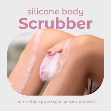 MainBasics Silicone Body Scrubber Pro - Exfoliate & Cleanse