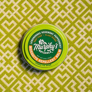 Murphy's Naturals Mosquito Repellent Balm for Outdoor Adventures