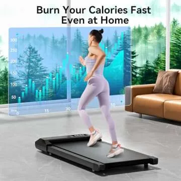 Lacuffy Walking Pad for Home Office Fitness Treadmill