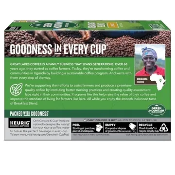 Green Mountain Breakfast Blend K-Cup Pods, 60 Count