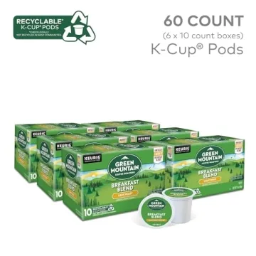 Green Mountain Breakfast Blend K-Cup Pods, 60 Count