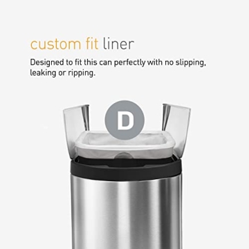 simplehuman Code D Custom Fit Liners for 20L Cans