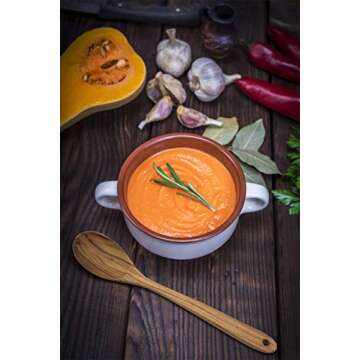 Premium Golden Teak Cooking Spoon Set - Eco Friendly Utensils