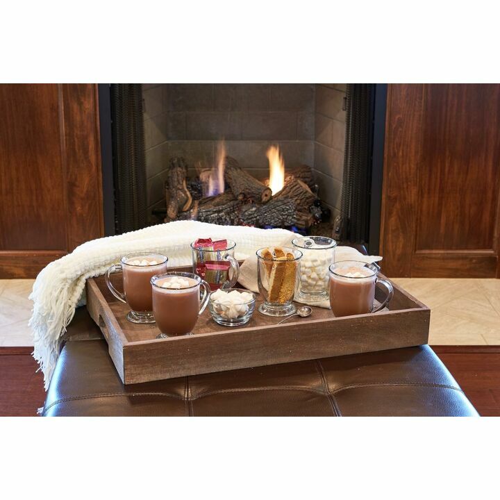 Anchor Hocking 16 oz Glass Coffee Mugs Set of 6