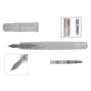 Pilot Kakuno Fountain Pen (Fine-Nib, Non Color Body) with Converter (CON-40) Set