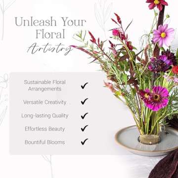 Ditsy Flowers Flower Frogs Set for Sustainable Arrangements