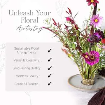 Ditsy Flowers Flower Frogs Set for Sustainable Arrangements