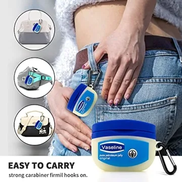 WQNIDE AirPods Pro Case with Cute Blue Bottle Design