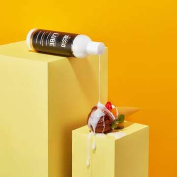 XESSO Water-Based Creamy Lube, Unscented 8.3 Fl Oz, Thick White Gel-Like Slippery Glide, Hypoallergenic for Women, Men & Couples. Made in US & Discreet Package. Package May Vary