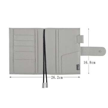 Moterm Leather Cover for A6 Notebooks - Stylishly Practical for Planners