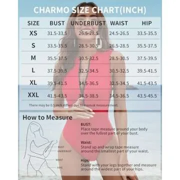 Charmo Sexy Rash Guard One Piece Bathing Suits for Women