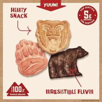 Kodiak Cakes Bear Bites Protein-Packed Graham Crackers