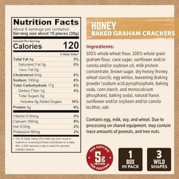 Kodiak Cakes Bear Bites Protein-Packed Graham Crackers