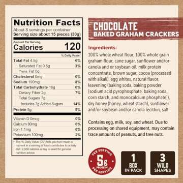 Kodiak Cakes Bear Bites Protein-Packed Graham Crackers