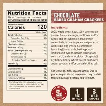 Kodiak Cakes Bear Bites Protein-Packed Graham Crackers