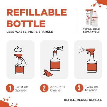 WHOOSH! Large Screen Cleaner Spray & Wipe - 16.9 fl oz