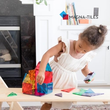 MAGNA-TILES 32-Piece Magnetic Building Set for Kids