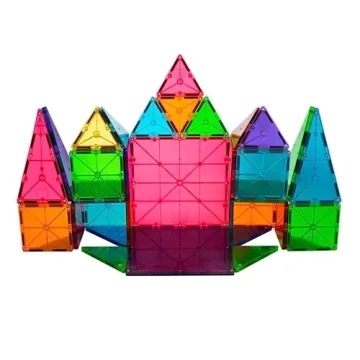 MAGNA-TILES 32-Piece Magnetic Building Set for Kids