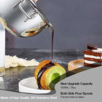 1000ML Stainless Steel Double Boiler Pot for Melting