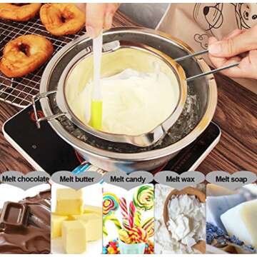 1000ML Stainless Steel Double Boiler Pot for Melting