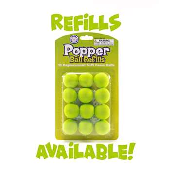 Hog Wild Pig Ball Popper Toy - Includes 4 Soft Foam Balls - Squeeze to Pop Air Powered Balls Up to 20 Feet - Launcher Safe for Indoor/Outdoor Play - Party Favor Gift for Kids, Girls, Boys Ages 5+