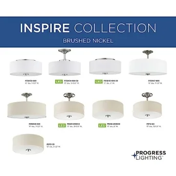 Progress Lighting Inspire Two-Light Flush Mount Fixture