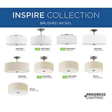 Progress Lighting Inspire Two-Light Flush Mount Fixture