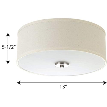 Progress Lighting Inspire Two-Light Flush Mount Fixture