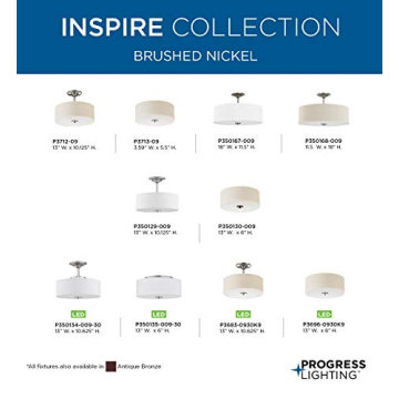 Progress Lighting Inspire Two-Light Flush Mount Fixture