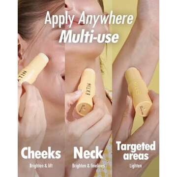 KAHI BALM SEIRES | Extin C Balm Stick - Vitamin C Infused Moisturizer Stick & Makeup Balm Multi Balm |Starter & Finishing Balm for Skin Brightening & Fine Lines (0.32 fl oz)