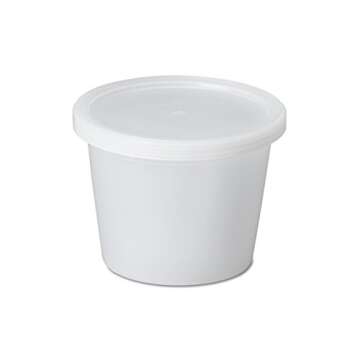 Bariatric Safe 4 Oz Food Storage Containers 50 Pack