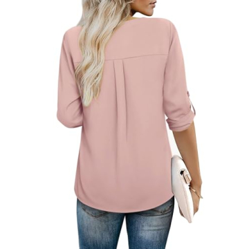 Youtalia Women's 3/4 Sleeve Blouse - Chic & Comfortable