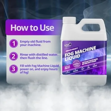 Premium Water-Based Fog Machine Liquid - 32 oz