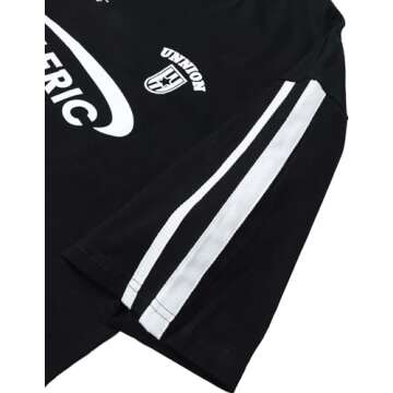 Aelfric Eden Mens Graphic Tees Oversized Womens T Shirt Contrast Color Vintage Racing Tee Streetwear Tops