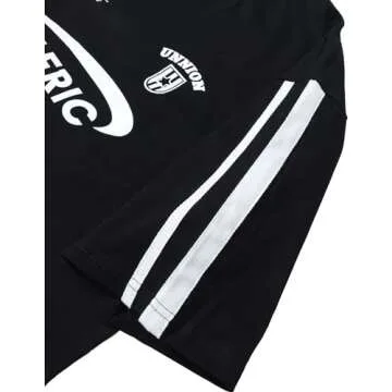 Aelfric Eden Mens Graphic Tees Oversized Womens T Shirt Contrast Color Vintage Racing Tee Streetwear Tops