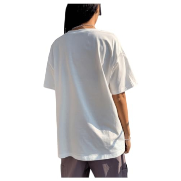 Stylish GORGLITTER Women's Oversized Graphic Tee Top