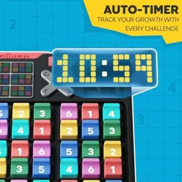 GiiKER Smart Sudoku Puzzle Games, Original 2500 Challenges Sudoku for Kids, Brain Teaser Puzzle for Kids, Travel Games Birthday Gifts for Boys Girls, Easter Basket Stuffers Toys for All Ages