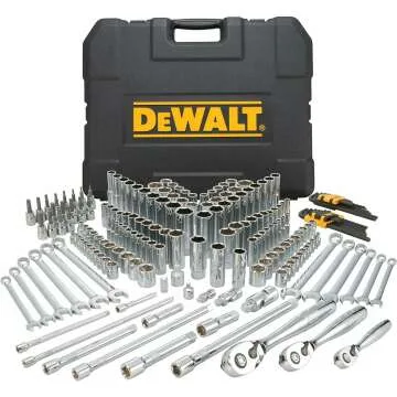 DEWALT Mechanics Tool Set, 204 Pieces, Ultimate Flexibility