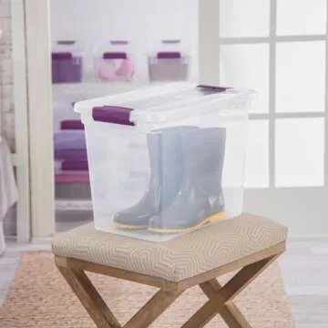 Sterilite 6-Pack ClearView Latch Box 27 Quart Storage