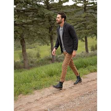 Nisolo All Weather Chelsea Boot Black 10.5 M