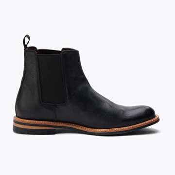 Nisolo All Weather Chelsea Boot Black 10.5 M