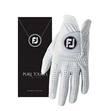 FootJoy Men's Pure Touch Limited Golf Gloves - White Medium/Large