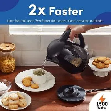 Elite Gourmet EKT8690 Electric Tea Kettle Fast Boil