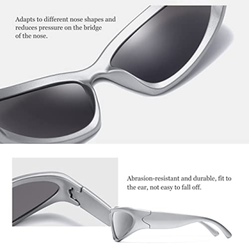 Trendy JASPIN Y2K Wrap Around Sunglasses for All