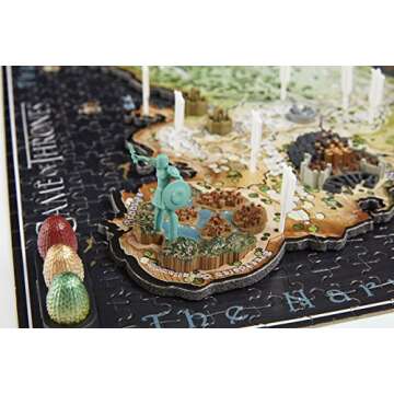 4D Cityscape Game of Thrones (GoT) 3D Time Puzzle of Essos (1400-Piece)