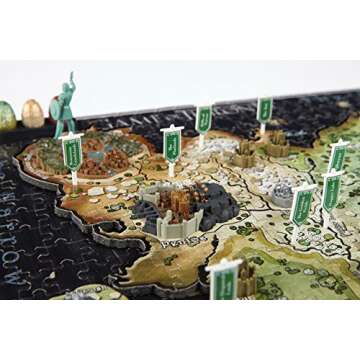 4D Cityscape Game of Thrones (GoT) 3D Time Puzzle of Essos (1400-Piece)